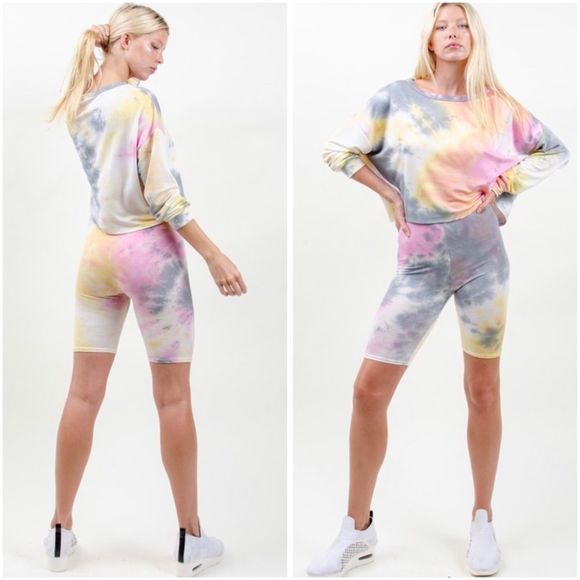 LilyandGypsy Other - 🆕Tie dye two piece top and shorts set